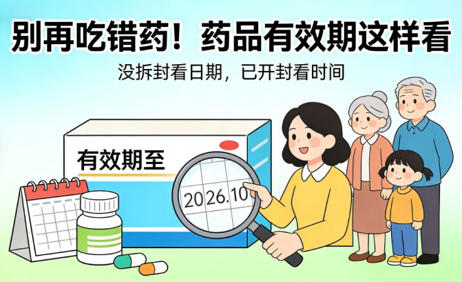【健康科普】别再吃错药！一文帮你看懂——药品有效期到底怎么算？
